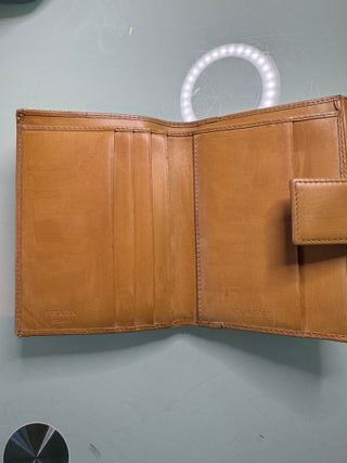 Portafoglio Prada Pelle Vintage Cuoio