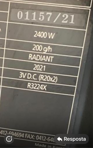 Estufa de Parafina Qlima Negra y Plateada