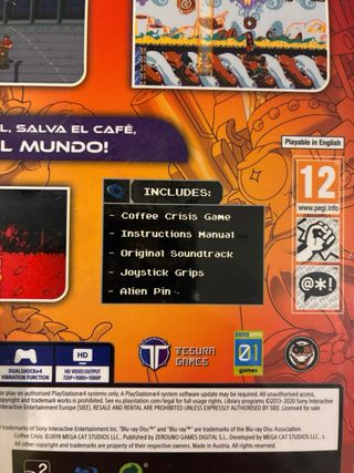 Coffee Crisis Special Edition PS4 PlayStation 4