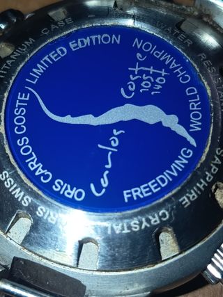 Reloj Oris Automático Sumergible Negro