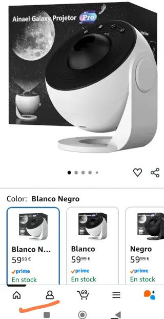 Proyector Galaxia Pro 12 Discos