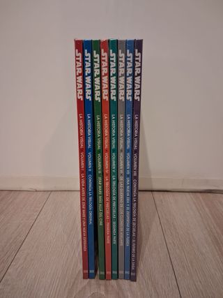 Colección exclusiva Star Wars: 8 libros tapa dura.