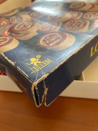 Juego Loteria Borras Antiguo 48 Cartones 90 Bolas
