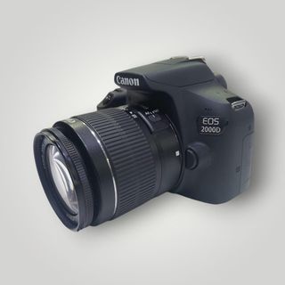 CAMARA CANON EOS 2000D + OBJETIVO EFS 18-55MM + FUNDA + CARGADOR + ACCESORIO