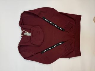 Sudadera Puma con Capucha Roja