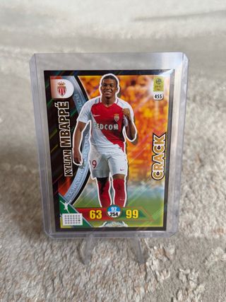 Kylian Mbappe - 2017 Panini Adrenalyn Ligue 1 - #455 - RC Rookie Monaco