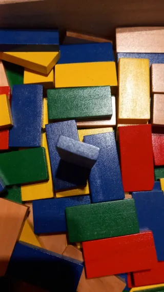 Domino Rally 250 pezzi in legno