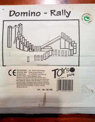 Domino Rally 250 pezzi in legno