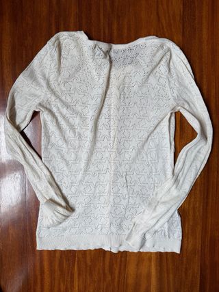 Cárdigan Beige fina de Mango