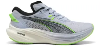 Zapatillas Puma Deviate Nitro Gris/Verde