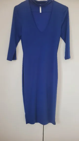 Vestido D.U.N. Couture Azul Talla M