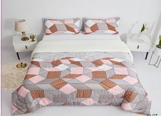 Edredón Cama 135cm Diseño Geométrico