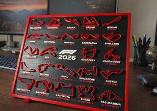 Quadro F1 Calendário 2026 Pistas