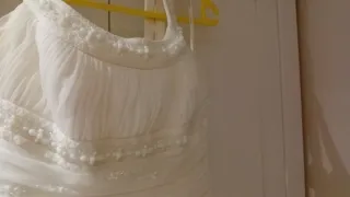 Vestido Novia, Faldón y Zapatos.