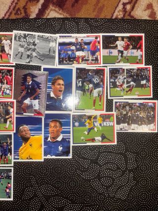 Cromos fútbol Selección Francia