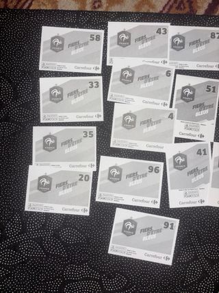 Cromos fútbol Selección Francia