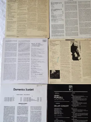 Vinilos. Barroco. Purcell....