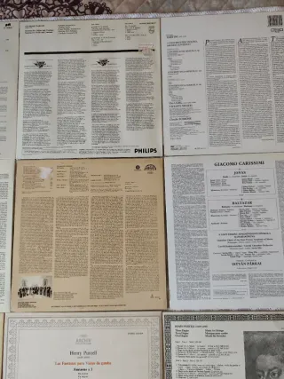 Vinilos. Barroco. Purcell....