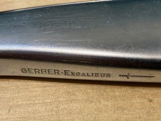 Juego Cuchillo Gerber Excalibur Acero Inoxidable