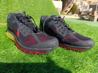 Nike Air Max 2013  Black/ university red Negro/Roj