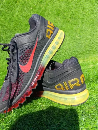 Nike Air Max 2013  Black/ university red Negro/Roj
