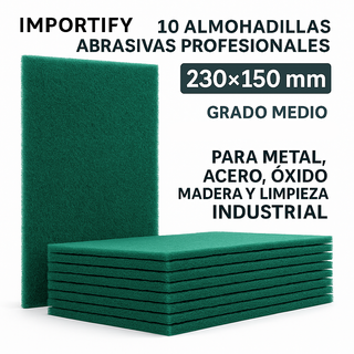 Esponjas Pulido Manual 15x23cm - Pack 10