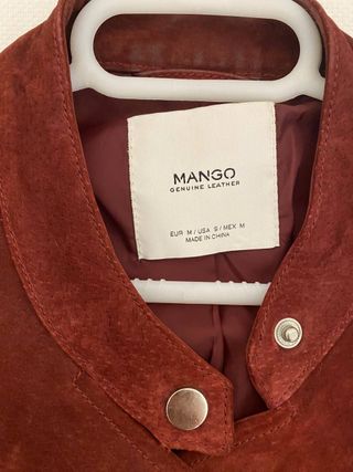 Chaqueta de ante Mango mujer