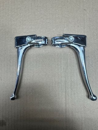Manetas de freno cromadas