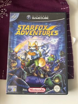 Game cube starfox adventure completo