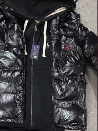 Conjunto Plumas y Chándal Ralph Lauren Negro