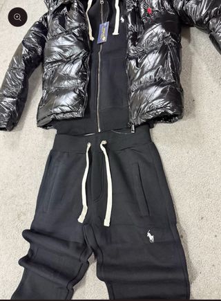 Conjunto Plumas y Chándal Ralph Lauren Negro