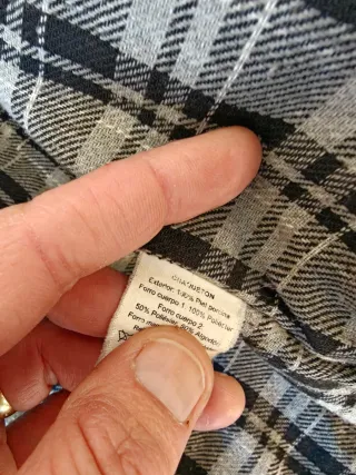 Cazadora Piel Sherwood Negra Talla XL