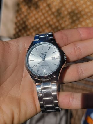 BCN Reloj Casio MTP-1183 Quartz Plateado con Fecha