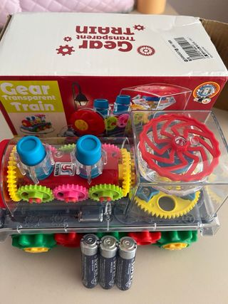 Tren de Juguete con Engranajes