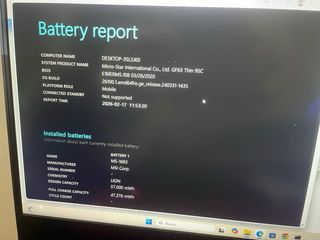 MSI GF63 9SC i5 9300h 16gb nvme 512 y 1650 4gb