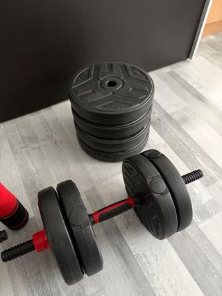 Juego Mancuernas Ajustables Pesas Gimnasio