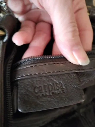 Bolso de piel Carpisa marrón