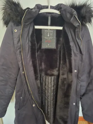 Springfield abrigo negro con capucha