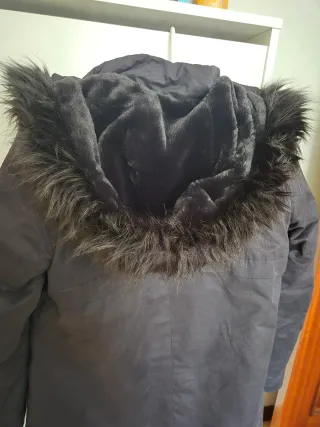 Springfield abrigo negro con capucha