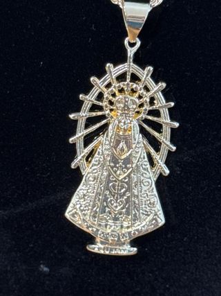 Cadena Virgen Laminada 14K XP 60cm