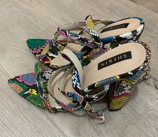 Sandalias tacón SHEIN multicolor