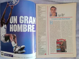 Revista Gigantes del Básquet 1993 Retirada Jordan