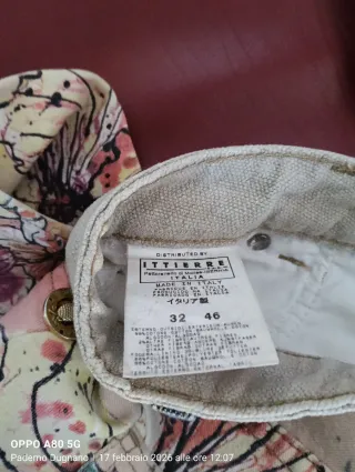 Pantaloni fantasia floreale