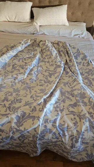 Juego Cortinas y 2 Almohadas