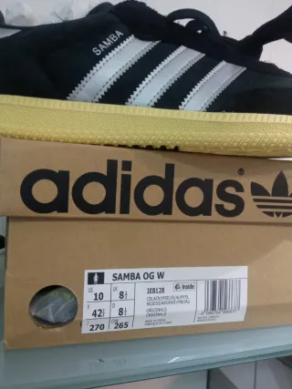 Adidas Samba OG W Zapatillas Negro/Plata