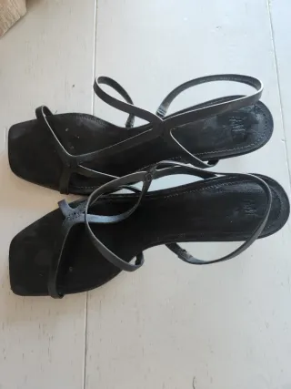 Tacones negros H&M talla 40/41