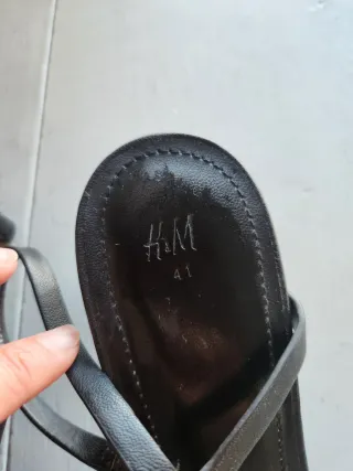 Tacones negros H&M talla 40/41