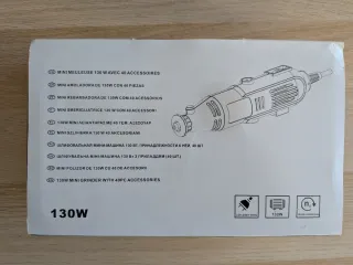 Mini Amoladora (tipo Dremel) 130W con 40 Accesori