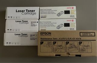 Toner Xerox Phaser Nero, Giallo e Maintenance Tank