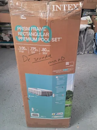 Piscina Rectangular Intex Prism Frame 300x